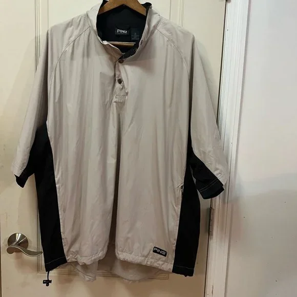 Ping Jackets Coats Ping Mens Xl Short Sleeve Quarter Button